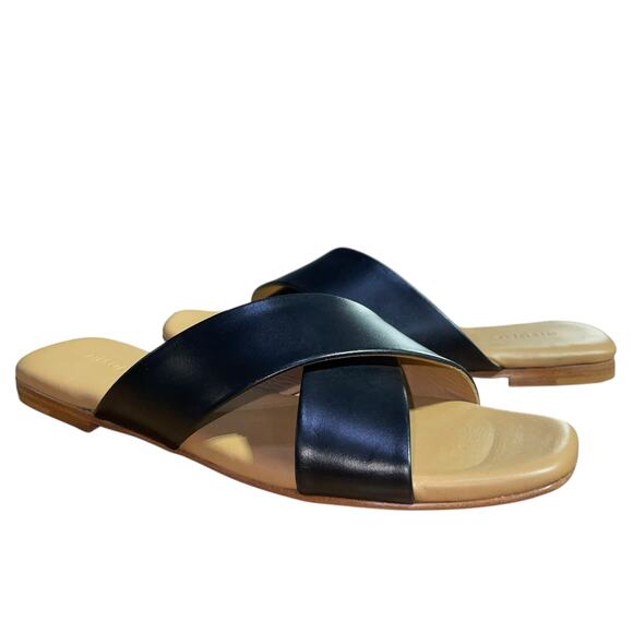 Nisolo Slide Sandals Catalina Leather Comfort - Picture 1 of 8